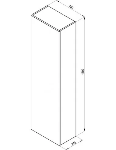 Aukšta spintelė SB Formy, Ąžuolas, RAVAK