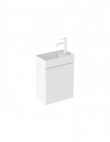 Mini praustuvas Veda Slim, Baltas matinis, RAVAK