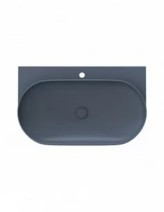 Praustuvas Yard 80 su skyle maišytuvui, Deepsea blue, RAVAK