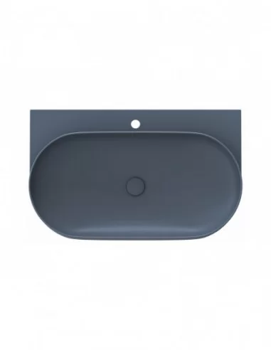 Praustuvas Yard 80 su skyle maišytuvui, Deepsea blue, RAVAK