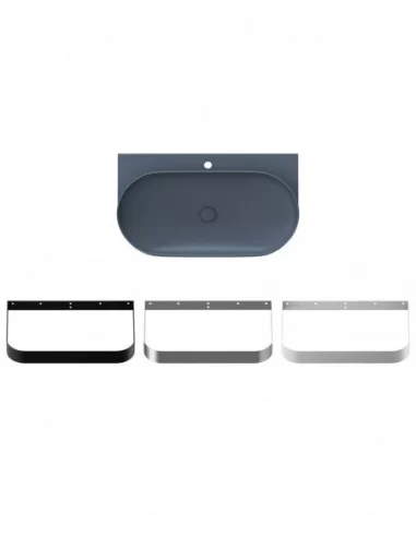 Praustuvas Yard 80 su skyle maišytuvui, Deepsea blue, RAVAK