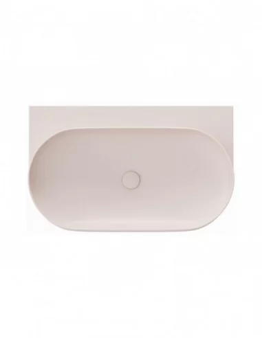 Praustuvas Yard 80 be skylės, Alabaster pink, RAVAK