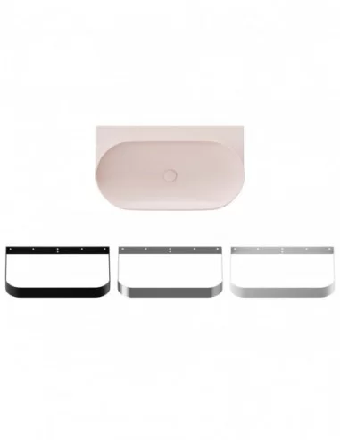 Praustuvas Yard 80 be skylės, Alabaster pink, RAVAK