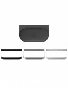 Praustuvas Yard 80 be skylės, Antracitas, RAVAK