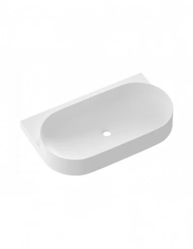 Praustuvas Yard 80 be skylės, Baltas matinis, RAVAK