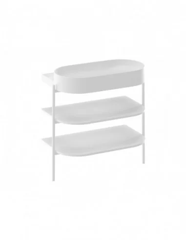 Praustuvas Yard 80 be skylės, Baltas matinis, RAVAK