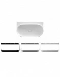 Praustuvas Yard 80 be skylės, Baltas matinis, RAVAK