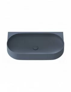 Praustuvas Yard 80 be skylės, Deepsea blue, RAVAK