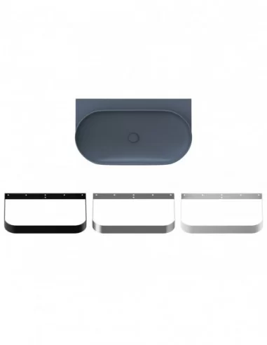 Praustuvas Yard 80 be skylės, Deepsea blue, RAVAK