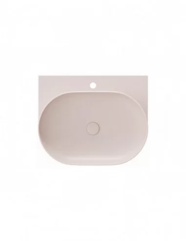 Praustuvas Yard 60 su skyle maišytuvui, Alabaster pink, RAVAK