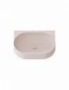 Praustuvas Yard 60 su skyle maišytuvui, Alabaster pink, RAVAK