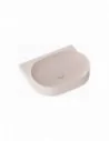 Praustuvas Yard 60 su skyle maišytuvui, Alabaster pink, RAVAK