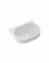 Praustuvas Yard 60 su skyle maišytuvui, Baltas matinis, RAVAK
