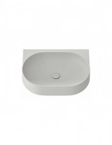 Praustuvas Yard 60 su skyle maišytuvui, Smoke grey, RAVAK