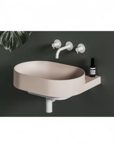 Praustuvas Yard 60 be skylės, Alabaster pink, RAVAK