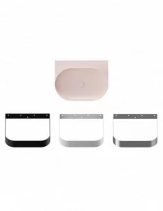 Praustuvas Yard 60 be skylės, Alabaster pink, RAVAK