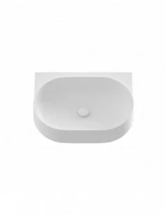 Praustuvas Yard 60 be skylės, Baltas matinis, RAVAK