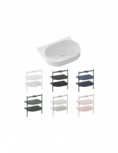 Praustuvas Yard 60 be skylės, Baltas matinis, RAVAK