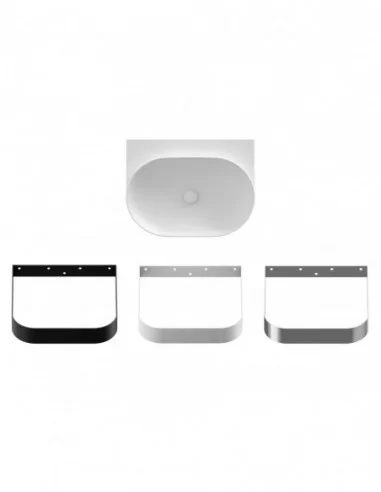 Praustuvas Yard 60 be skylės, Baltas matinis, RAVAK