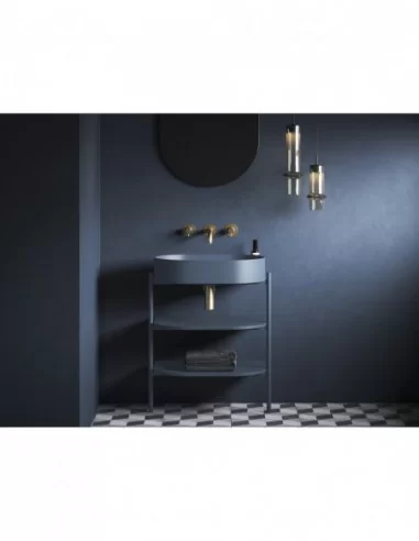 Praustuvas Yard 60 be skylės, Deepsea blue, RAVAK