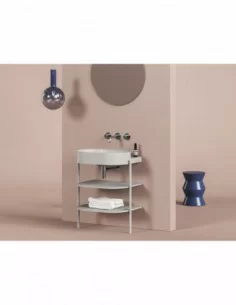 Praustuvas Yard 60 be skylės, Smoke grey, RAVAK