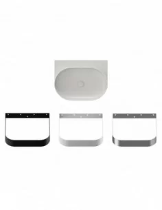 Praustuvas Yard 60 be skylės, Smoke grey, RAVAK