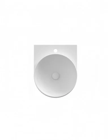 Praustuvas Yard 40 su skyle maišytuvui, Baltas matinis, RAVAK