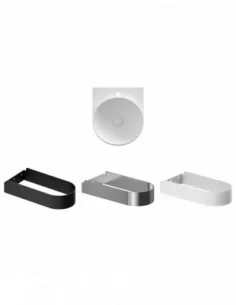 Praustuvas Yard 40 su skyle maišytuvui, Baltas matinis, RAVAK