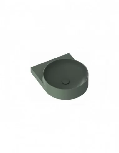 Praustuvas Yard 40 su skyle maišytuvui, Grey green, RAVAK