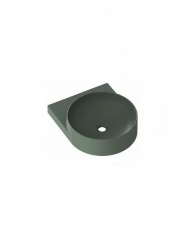 Praustuvas Yard 40 su skyle maišytuvui, Grey green, RAVAK