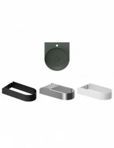 Praustuvas Yard 40 su skyle maišytuvui, Grey green, RAVAK