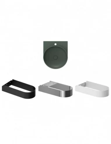 Praustuvas Yard 40 su skyle maišytuvui, Grey green, RAVAK