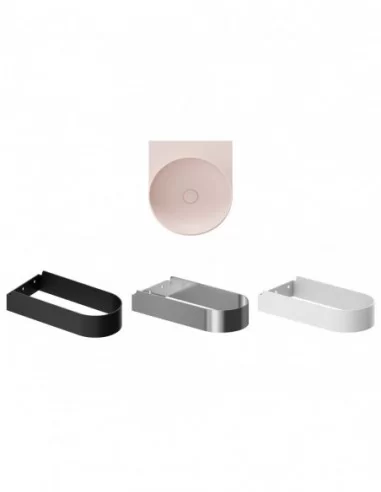 Praustuvas Yard 40 be skylės, Alabaster pink, RAVAK