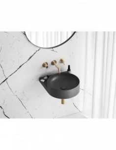 Praustuvas Yard 40 be skylės, Antracitas, RAVAK