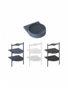 Praustuvas Yard 40 be skylės, Deepsea blue, RAVAK