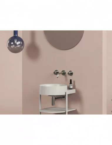 Praustuvas Yard 40 be skylės, Smoke grey, RAVAK