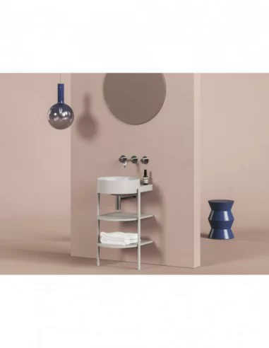 Praustuvas Yard 40 be skylės, Smoke grey, RAVAK