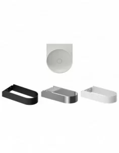 Praustuvas Yard 40 be skylės, Smoke grey, RAVAK