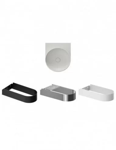 Praustuvas Yard 40 be skylės, Smoke grey, RAVAK