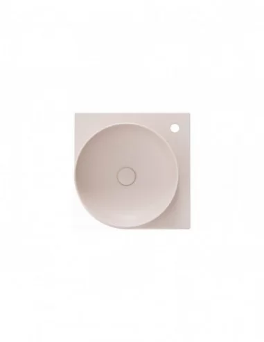 Praustuvas Yard 45 C su skyle maišytuvui, Alabaster pink, RAVAK