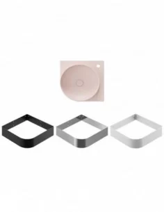 Praustuvas Yard 45 C su skyle maišytuvui, Alabaster pink, RAVAK