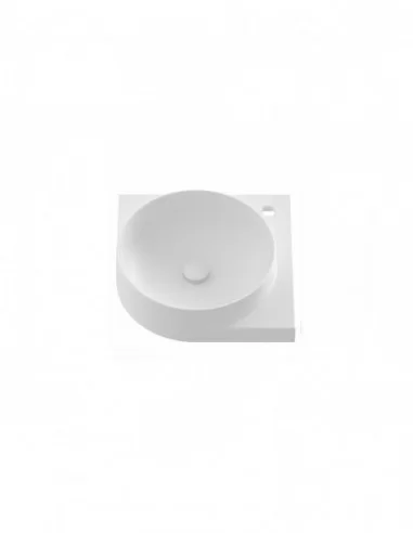 Praustuvas Yard 45 C su skyle maišytuvui, Baltas matinis, RAVAK