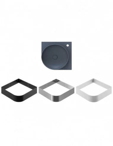 Praustuvas Yard 45 C su skyle maišytuvui, Deepsea blue, RAVAK