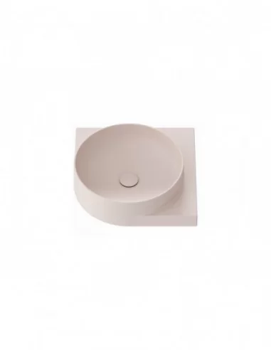 Praustuvas Yard 45 C, be skylės, Alabaster pink, RAVAK