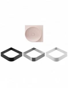 Praustuvas Yard 45 C, be skylės, Alabaster pink, RAVAK