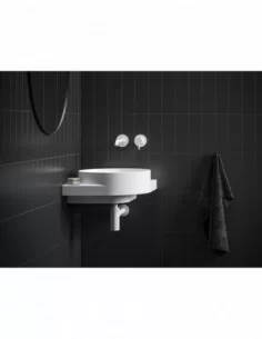 Praustuvas Yard 45 C, be skylės, Baltas matinis, RAVAK