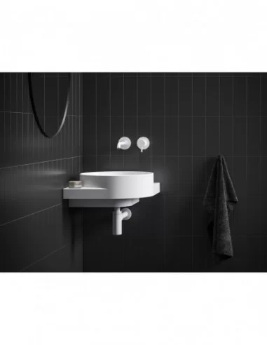 Praustuvas Yard 45 C, be skylės, Baltas matinis, RAVAK