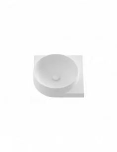 Praustuvas Yard 45 C, be skylės, Baltas matinis, RAVAK