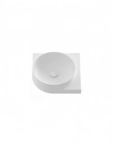 Praustuvas Yard 45 C, be skylės, Baltas matinis, RAVAK