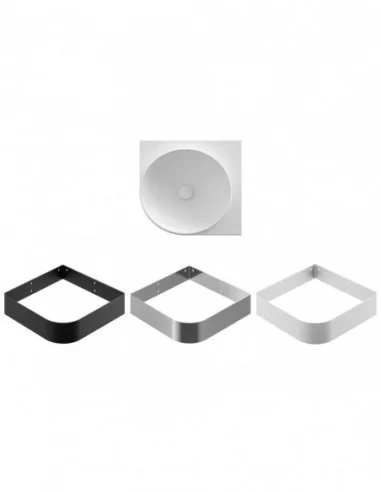 Praustuvas Yard 45 C, be skylės, Baltas matinis, RAVAK